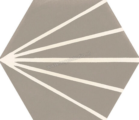  Ragno Stratford Grey 18.2x21 cm Vloertegel / Wandtegel Decoro Tratto Mat Vlak Naturale R8YQ | 385171