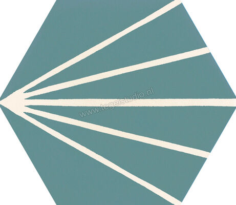  Ragno Stratford Green 18.2x21 cm Vloertegel / Wandtegel Decoro Tratto Mat Vlak Naturale R8YT | 385234