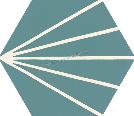  Ragno Stratford Green 18.2x21 cm Vloertegel / Wandtegel Decoro Tratto Mat Vlak Naturale R8YT | 385246