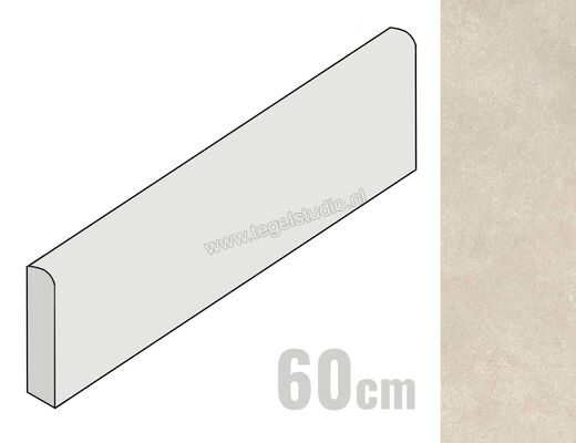  Ragno Stratford Clay 7x60 cm Plint Mat Vlak Naturale R92F | 385318