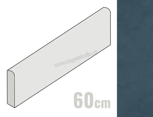  Ragno Stratford Blue 7x60 cm Plint Mat Vlak Naturale R92L | 385330