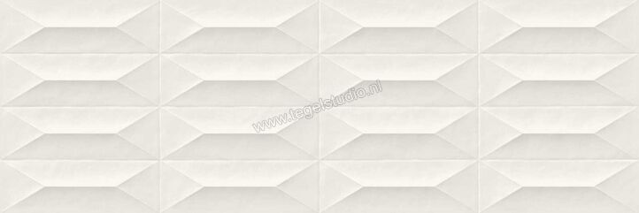  Ragno Tempera Bianco 30x90 cm Wandtegel Struttura Trape 3D Mat Gestructureerd Naturale R6ZZ | 385813