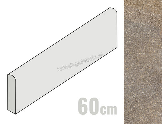  Ragno Stoneway_Porfido Rust 7x60 cm Plint Mat Gestructureerd Naturale R48D | 386017