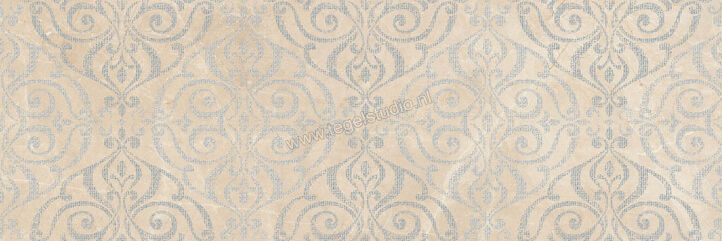  Ragno Imperiale Crema 30x90 cm Wandtegel Merletto Crema 3D Glanzend Gestructureerd Glossy R75W | 387319