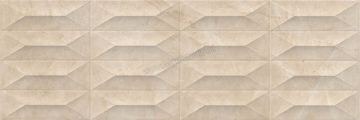  Ragno Imperiale Avorio 30x90 cm Wandtegel Gemma 3D Glanzend Gestructureerd Glossy R759 | 387412