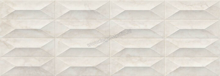  Ragno Imperiale Calacatta 30x90 cm Wandtegel Gemma 3D Glanzend Gestructureerd Glossy R758 | 387433