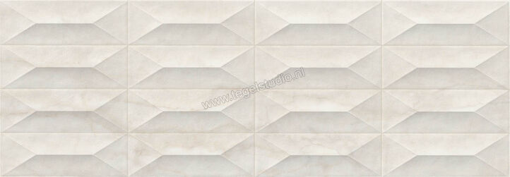  Ragno Imperiale Calacatta 30x90 cm Wandtegel Gemma 3D Glanzend Gestructureerd Glossy R758 | 387442