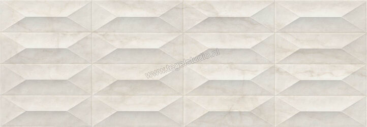  Ragno Imperiale Calacatta 30x90 cm Wandtegel Gemma 3D Glanzend Gestructureerd Glossy R758 | 387445
