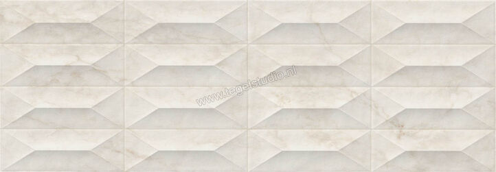  Ragno Imperiale Calacatta 30x90 cm Wandtegel Gemma 3D Glanzend Gestructureerd Glossy R758 | 387448