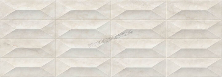  Ragno Imperiale Calacatta 30x90 cm Wandtegel Gemma 3D Glanzend Gestructureerd Glossy R758 | 387454