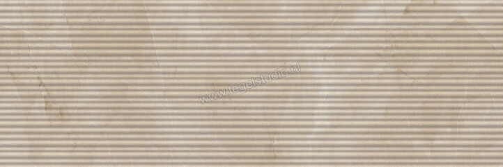  Ragno Imperiale Crema 30x90 cm Wandtegel Struttura Shangai 3D Mat Gestructureerd Semimatt R74S | 387517