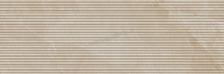  Ragno Imperiale Crema 30x90 cm Wandtegel Struttura Shangai 3D Mat Gestructureerd Semimatt R74S | 387520