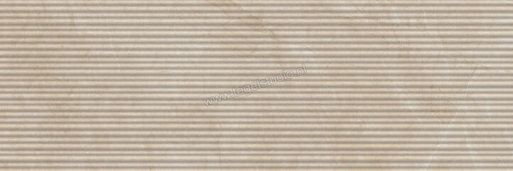  Ragno Imperiale Crema 30x90 cm Wandtegel Struttura Shangai 3D Mat Gestructureerd Semimatt R74S | 387523