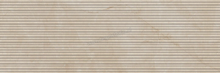 Ragno Imperiale Crema 30x90 cm Wandtegel Struttura Shangai 3D Mat Gestructureerd Semimatt R74S | 387529