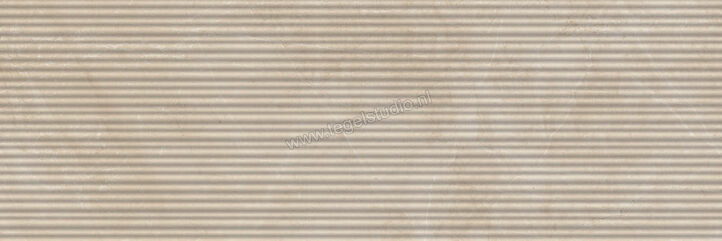  Ragno Imperiale Crema 30x90 cm Wandtegel Struttura Shangai 3D Mat Gestructureerd Semimatt R74S | 387532