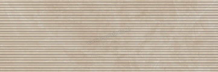  Ragno Imperiale Crema 30x90 cm Wandtegel Struttura Shangai 3D Mat Gestructureerd Semimatt R74S | 387535