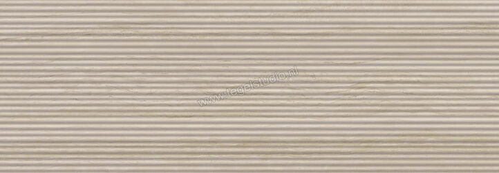  Ragno Imperiale Travertino 30x90 cm Wandtegel Struttura Shangai 3D Mat Gestructureerd Semimatt R74R | 387544