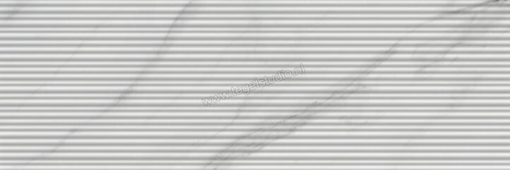  Ragno Imperiale Bianco 30x90 cm Wandtegel Struttura Shangai 3D Mat Gestructureerd Semimatt R74M | 387658