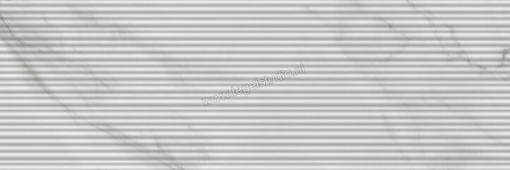  Ragno Imperiale Bianco 30x90 cm Wandtegel Struttura Shangai 3D Mat Gestructureerd Semimatt R74M | 387661