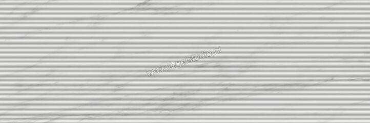  Ragno Imperiale Bianco 30x90 cm Wandtegel Struttura Shangai 3D Mat Gestructureerd Semimatt R74M | 387670