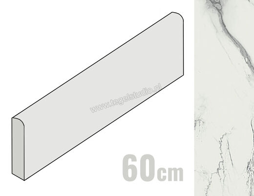  Ragno Imperiale Venato 7x60 cm Plint Mat Vlak Naturale R743 | 387850