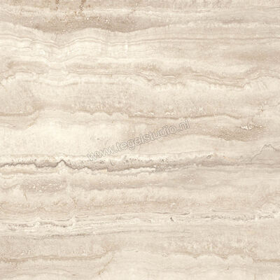  Ragno Imperiale Travertino 58x58 cm Vloertegel / Wandtegel Glanzend Vlak Glossy R731 | 388087