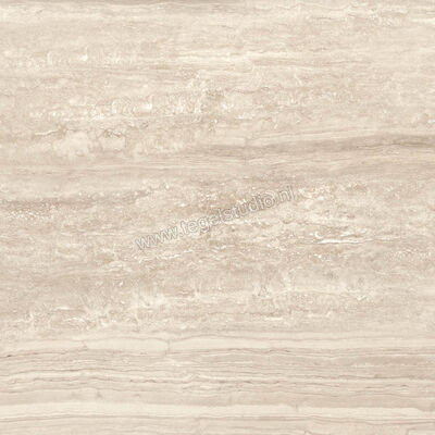  Ragno Imperiale Travertino 58x58 cm Vloertegel / Wandtegel Glanzend Vlak Glossy R731 | 388093