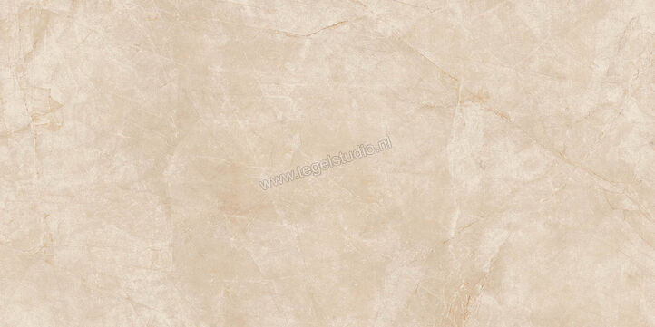 Ragno Imperiale Crema 58x116 cm Vloertegel / Wandtegel Glanzend Vlak Glossy R72M | 388312