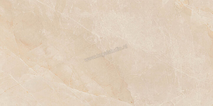  Ragno Imperiale Crema 58x116 cm Vloertegel / Wandtegel Glanzend Vlak Glossy R72M | 388318