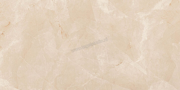  Ragno Imperiale Crema 58x116 cm Vloertegel / Wandtegel Glanzend Vlak Glossy R72M | 388321