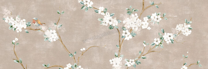  Ragno Mixed Rosa 40x120 cm Wandtegel Decoro Fiore Di Pesco Mat Vlak Naturale RC5M | 388672