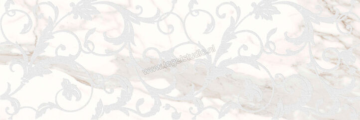  Ragno Mixed Calacatta Nobile 40x120 cm Wandtegel Decoro Glam Mat Vlak Naturale RA2R | 388708