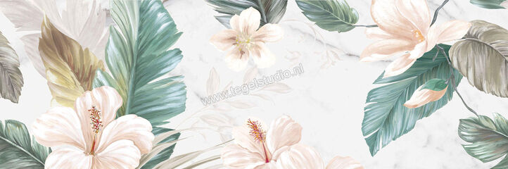  Ragno Mixed Calacatta Nobile 80x120 cm Wandtegel Decoro Ibisco Mat Vlak Naturale R9WU | 388714
