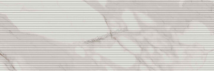  Ragno Mixed Calacatta Nobile 40x120 cm Wandtegel Struttura Mikado 3D Mat Gestructureerd Naturale R9US | 388774