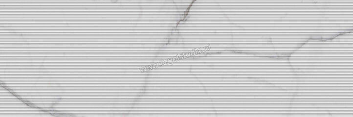  Ragno Mixed Statuario Venato 40x120 cm Wandtegel Struttura Mikado 3D Mat Gestructureerd Naturale R9UR | 388795