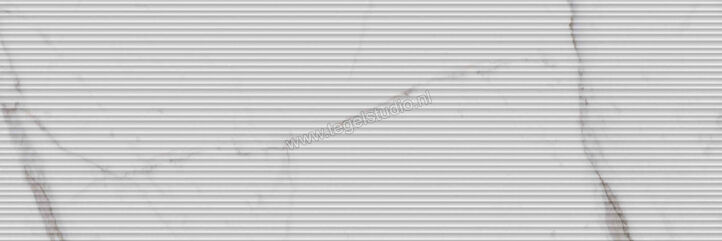  Ragno Mixed Statuario Venato 40x120 cm Wandtegel Struttura Mikado 3D Mat Gestructureerd Naturale R9UR | 388798