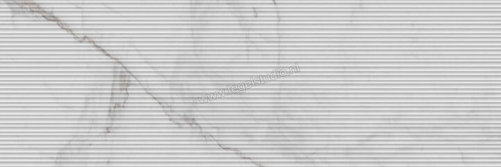  Ragno Mixed Statuario Venato 40x120 cm Wandtegel Struttura Mikado 3D Mat Gestructureerd Naturale R9UR | 388801