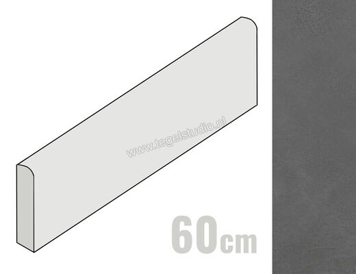  Ragno Re_Solution Smoke 7x60 cm Plint Mat Vlak Naturale R6UH | 390202