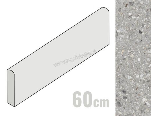  Ragno Realstone_Navigli Grigio 7x60 cm Plint Mat Vlak Naturale R7MH | 391831