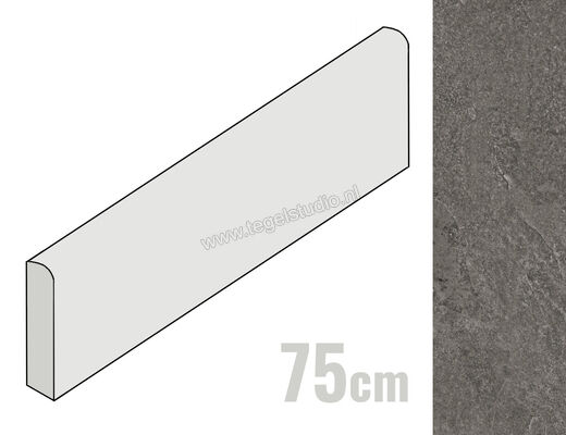  Ragno Realstone_Slate Musk 7x75 cm Plint Mat Gestructureerd Naturale R6FK | 393016