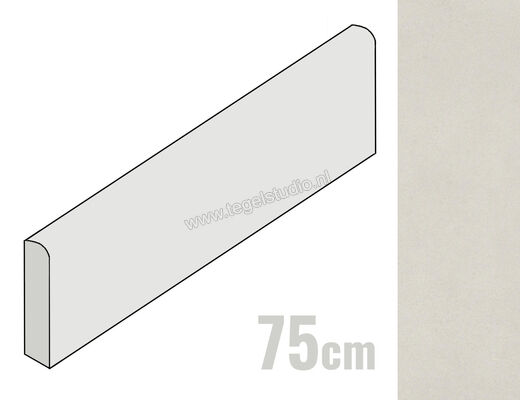  Ragno Replace Bianco 7x75 cm Plint Mat Vlak Naturale R9FA | 394009