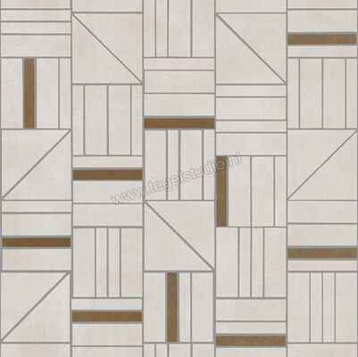  Ragno Resina Grigio 40x43 cm Mozaiek Forme Mat Vlak Naturale R7LQ | 394096