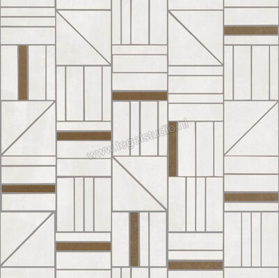  Ragno Resina Bianco 40x43 cm Mozaiek Forme Mat Vlak Naturale R7LN | 394099