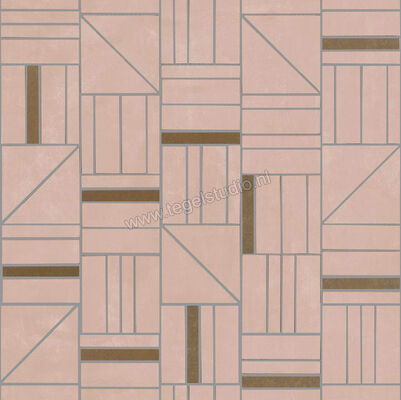  Ragno Resina Rosa 40x43 cm Mozaiek Forme Mat Vlak Naturale R7LL | 394105