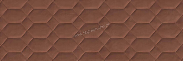  Ragno Resina Terracotta 40x120 cm Wandtegel Struttura Bee 3D Mat Gestructureerd Naturale R79S | 394243