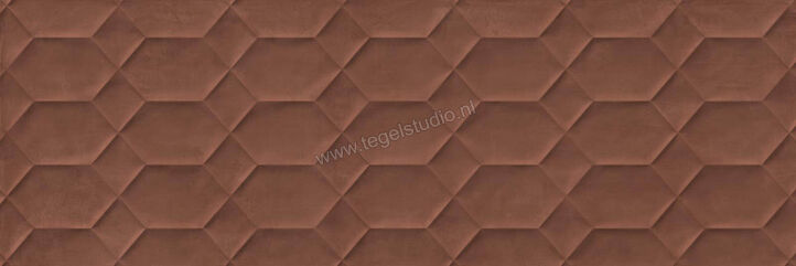  Ragno Resina Terracotta 40x120 cm Wandtegel Struttura Bee 3D Mat Gestructureerd Naturale R79S | 394249