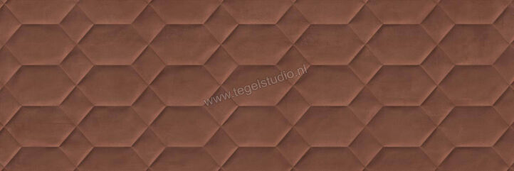 Ragno Resina Terracotta 40x120 cm Wandtegel Struttura Bee 3D Mat Gestructureerd Naturale R79S | 394255