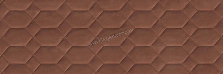  Ragno Resina Terracotta 40x120 cm Wandtegel Struttura Bee 3D Mat Gestructureerd Naturale R79S | 394258