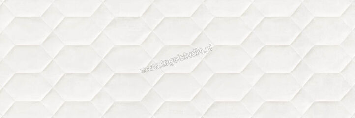  Ragno Resina Bianco 40x120 cm Wandtegel Struttura Bee 3D Mat Gestructureerd Naturale R79M | 394354