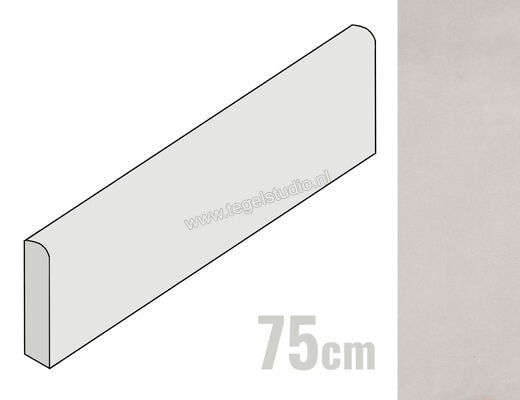  Ragno Rewind Vanilla 7x75 cm Plint Mat Vlak Naturale R4EU | 394798